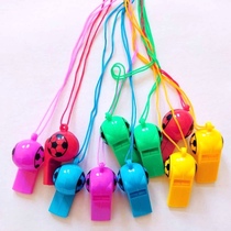 Toy whistle plastic childrens baby activities kindergarten party fans Football cheers blowing whistle