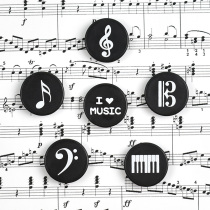 Music Teaching Aids Alt keyboard sixteen Blackboard White Board Notes Magnetic Sticker Taiwan Produce suction Magnetic clip Magnetic buckle