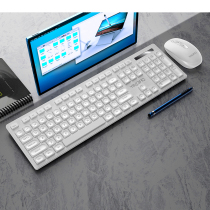 Lenovo Dell uses ultra-thin wireless keyboard and mouse set mute desktop notebook office game keyboard and mouse set