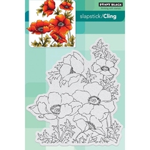 Penny Black EZ stamp seal poppy 40-447