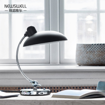 Danish retro table lamp medieval simple bedroom bedside desk lamp light luxury Bauhaus high-end office replica lamp