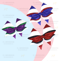 Professional custom cheerleading headwear cheerleading bow handmade competition headdress headflower can be customized in color