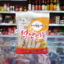 South Korea imported sweet and not spicy comprehensive seafood cake big Lin Busan fish cake string fried rice cake hot pot pot 500g