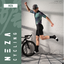 NEZA Toad Ducks Mens Breathable Riding Suit Line Speed Dry Short Sleeve Blouses Road Bike Summer