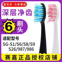  SEAGO SG861 Electric toothbrush head Suitable for S1 S6 S8 S9 987 S26 Saifu 986 replacement head