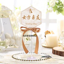 Wedding gift table card seat card custom table card sign-in desk creative wedding reception card guest table card wedding supplies