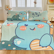 Antarctic People Cartoon Latex Ice Silk Cool Mat Summer Home Washable Three Sets Student Dormitory Single Air Conditioning Mat