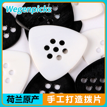 Dutch handmade Wegen picks guitar picks wear-resistant hollow non-slip electric Wood Folk bass speed plucked piece