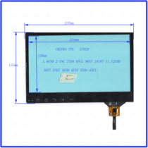 For Godzilla Hyundai IX45 car navigation handwritten outside screen glass capacitive touch screen 237 * 155MM