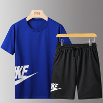 2022 new boys summer clothing suit children sportswear summer medium childrens summer speed dry clothes boy handsome