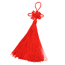 Big red Chinese knot pendant small DIY lantern tassel hanging accessories features to send foreigners abroad gifts