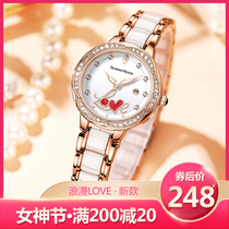 2021 New designer Ceramics Watch Womens Senior Lady Jane About Waterproof Light and Extravagant Ladies Watch