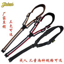 Ukulele hung neck strap with color buckle thickening Ukrili guitar strap