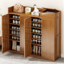 Simple shoe rack home door indoor good-looking bedroom storage simple modern dust-proof net red large-capacity shoe cabinet