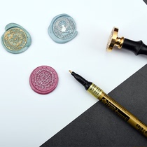 Sky City Japan cherry blossom bright paint paint pen paint pen high light gold pen silver gold 1 0