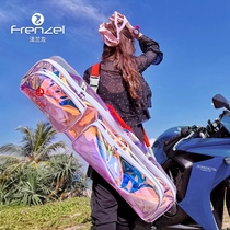 FRENZEL flange left free diving long footed webbed frog shoes equipped bag dry and wet separation C4 mantra v3
