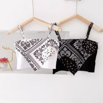 Girls  summer clothes new Korean version of the small suspender childrens floral vest 2021 summer fashion pants suit tide