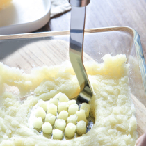 Stainless Steel Mashed Potato Mash Presser Household Potato Cracker Kitchen Fruit Yam Supplementary Potato Tools