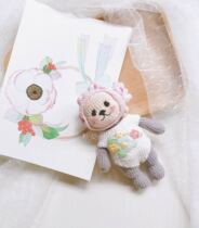 (474) Crochet illustration Snapper roast Panda handmade wool knitting DIY doll doll Crochet illustration