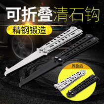 Car tire stone cleaning tool digging stone artifact explosion-proof Stone hook cleaning stone hook car hook broken window hammer