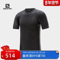 salomon salomon Outdoor Men professional sports short sleeve T-shirt tight stretch EXO MOTION TEE M