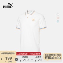 PUMA PUMA official new mens pure cotton sports CASUAL SHORT-sleeved POLO SHIRT TIPPING 532848