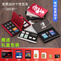 SD Memory Card Box Digital Containing package TF phone SIM finishing package CF Digital memory card box PSV game card bag