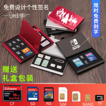 SD memory card box digital storage bag TF mobile phone SIM finishing bag CF digital storage card box PSV game card bag