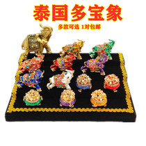 Spot Thai Buddha statue Buddha is worshipped with a wish Gongpint plaster golden elephant does not occupy a delicate four-sided Buddha