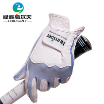 number golf gloves childrens telescopic gloves PU hands