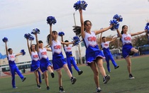 Factory price direct sales cheerleader clothing jump exercise clothing womens La La exercise bodybuilding clothing stage performance clothing