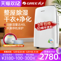 Gree dehumidifier dehumidifier household dehumidifier dehumidifier room dry clothes dehumidifier DH40EF