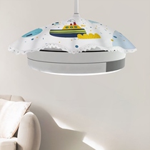 Invisible ceiling fan lamp dust cover cover round fan lamp dust-proof accessories cover cloth fabric chandelier cover with fan