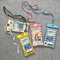 Underwater camera phone waterproof bag PVC floating airbag swimming 8P touch screen 6 6 inches or less mobile phone universal HD