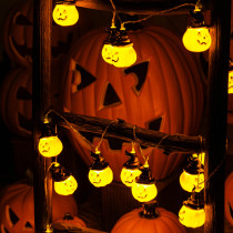 2021 Halloween decorative pumpkin lights led string lights Bar haunted house shopping mall scene festival arrangement props