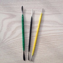 (Mimi sauce) ultra-light clay soft pottery stainless steel indentation smoothing tool spatula single three-piece set