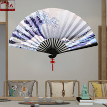 Shanyue new decorative fan to map custom-made craft fan nave fan wall fan large fan Japanese style wind hanging fan