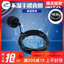 Two small fish feeding rings in the United States Seaweed clip not wet hands magnetic feeding ring feeder fish food floating ring