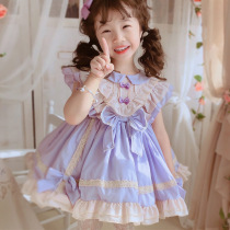 Girl Lorita Princess Dress Lori Summer Skirt Baby Birthday Gift Children Lolita Barbie Dress