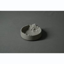 Lilly-Day-style Clearwater Concrete ashtrays Mountain Stone Mountain Stone Home Creative Ashtrays GREEN MOSS CONTAINER