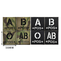 TCmaoyi codura DuPont fabric blood type seal MC Velcro epaulebar armband morale medal TC0129