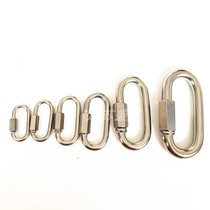 M4M5M6M8M10M12304 stainless steel quick ring lock Climbing climbing ice climbing chain runway buckle