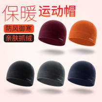 Autumn and winter windproof warm outdoor sports cap marathon cycling skiing men and women fleece ear cap running hat