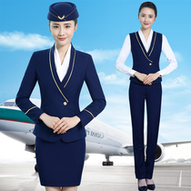 China Southern Airlines flight attendant uniforms womens suits hotel front desk temperament jewelry store overalls flight attendant interview clothing