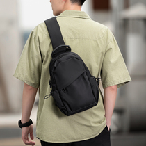 Korean ins tide brand bag mens large-capacity one-shoulder messenger bag 2022 new chest bag leisure sports backpack