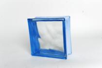 Side color blue cloud glass brick partition glass brick background partition bathroom living room partition wall