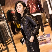 Haining 2021 new leather leather leather jacket short jacket short sheepskin jacket coat explosive fur women winter