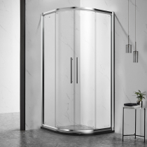FRAE Fiery NS High-end shower room integral partition with square sector flat door customised bathing room