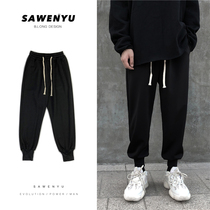 @ Fang Shao mens ins autumn mens solid color sports pants Korean loose youth toe casual pants Tide pants
