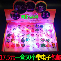 Luminous ring Children flash hairpin Wreath Hair band Small toy Kindergarten students Night Market stall small gift